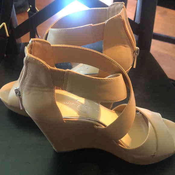 Jessica Simpson Jenay leather wedges - Picture 2 of 4